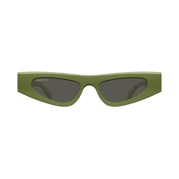 NEW GUCCI SUNGLASSES OLIVE GREEN WOMEN EYEWEAR GUCCI - Picture 2 of 3